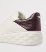 Ivory Diamond Maxi Leather Sneakers