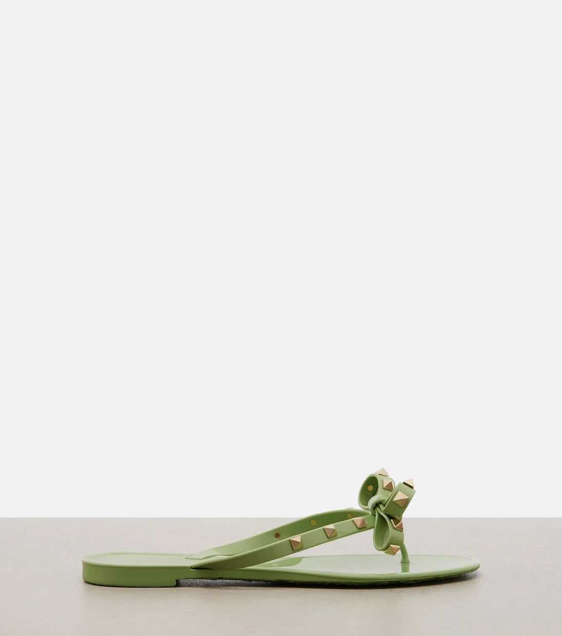 Valentino Garavani - Rockstud PVC thong sandals