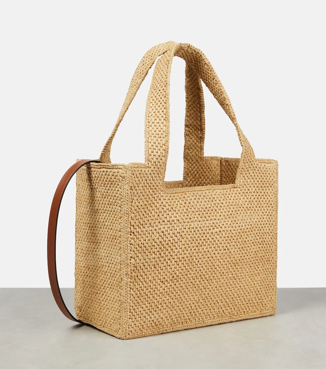 Loewe - Paula's Ibiza Medium logo raffia tote bag