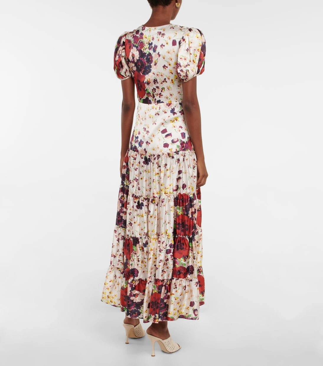 Rodarte - Floral silk charmeuse maxi dress