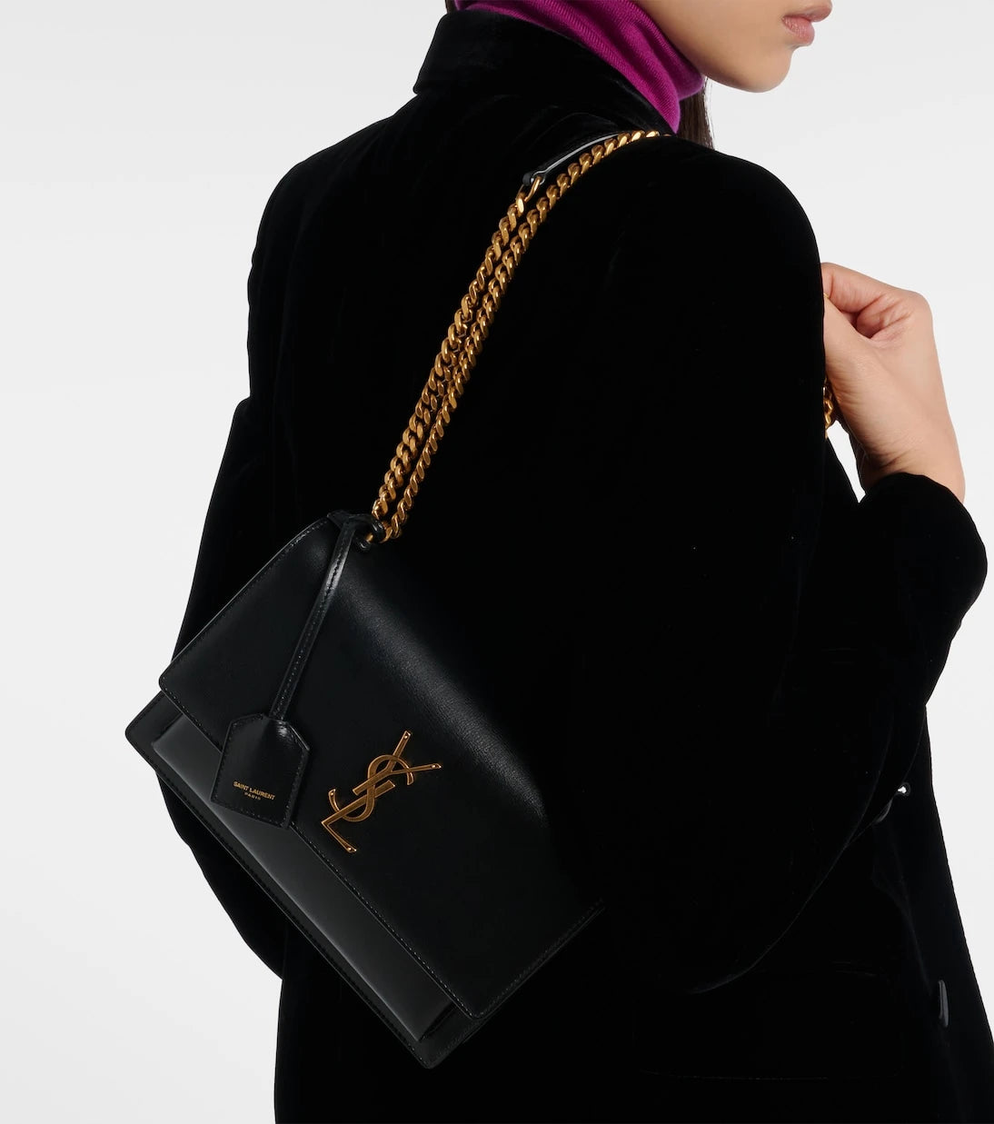 Saint Laurent - Sunset Medium leather shoulder bag