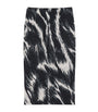 Givenchy Grey Animal Jacquard Pencil Midi Skirt