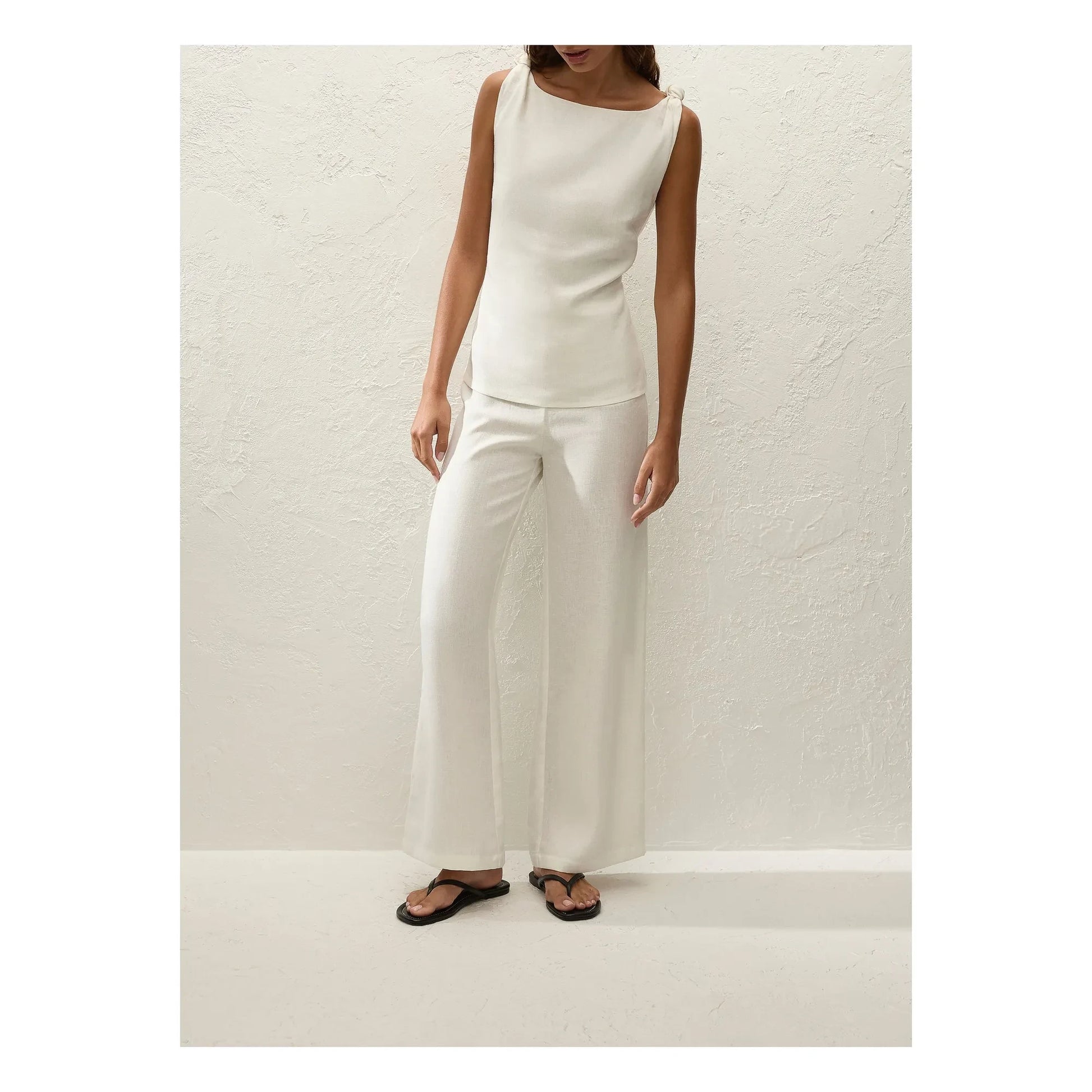 Faithfull the Brand - Top Flor Linen | Ecru