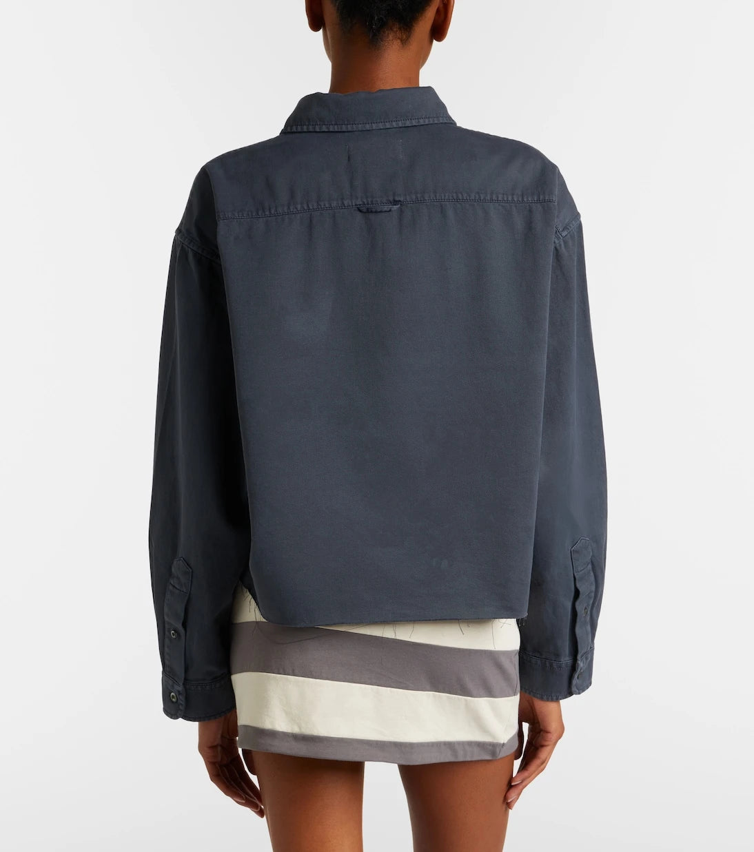 Miu Miu - Frayed denim shirt