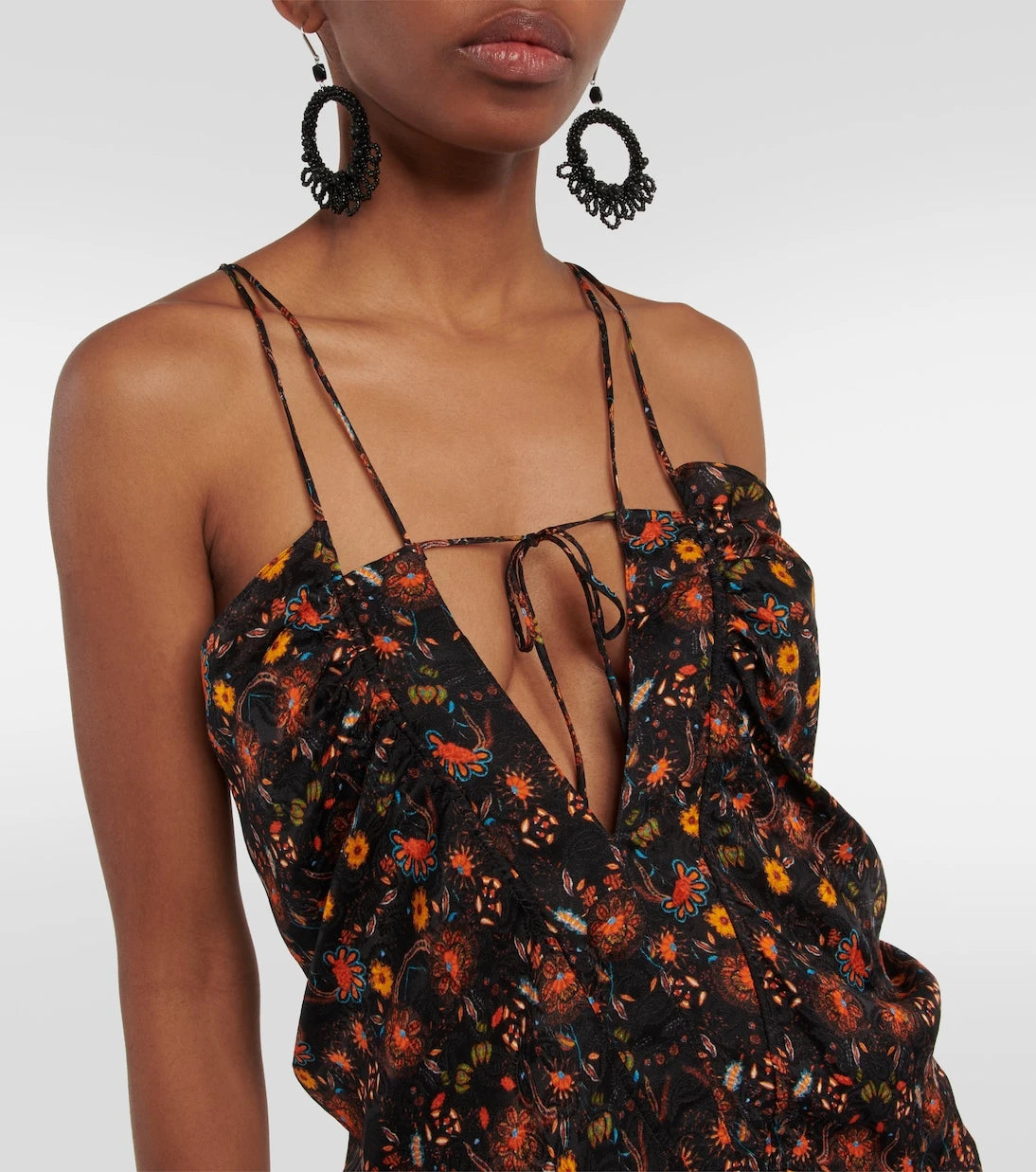 Isabel Marant - Presly floral silk-blend minidress