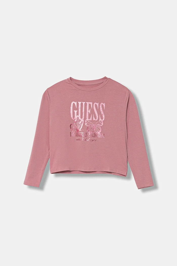 Детска блуза с дълги ръкави Guess