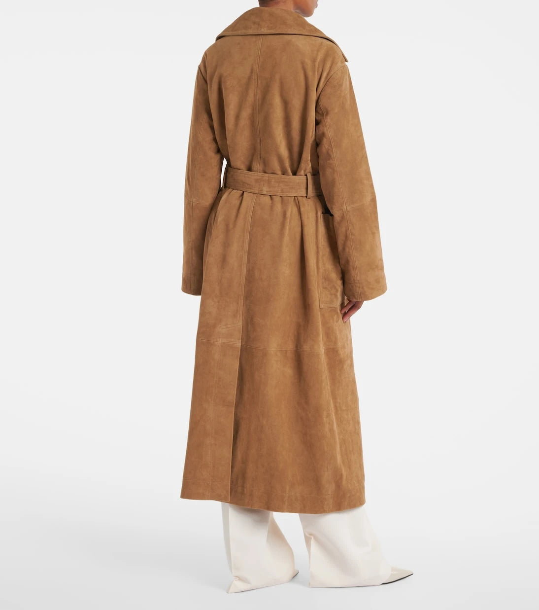 Róhe - Suede wrap coat