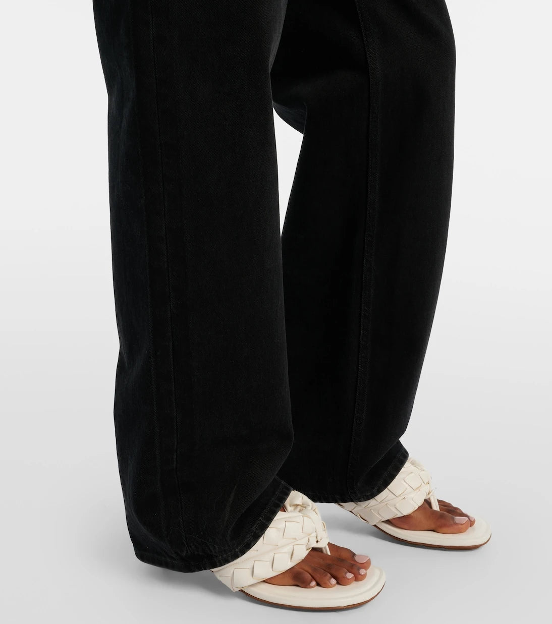 Bottega Veneta - High-rise wide-leg jeans