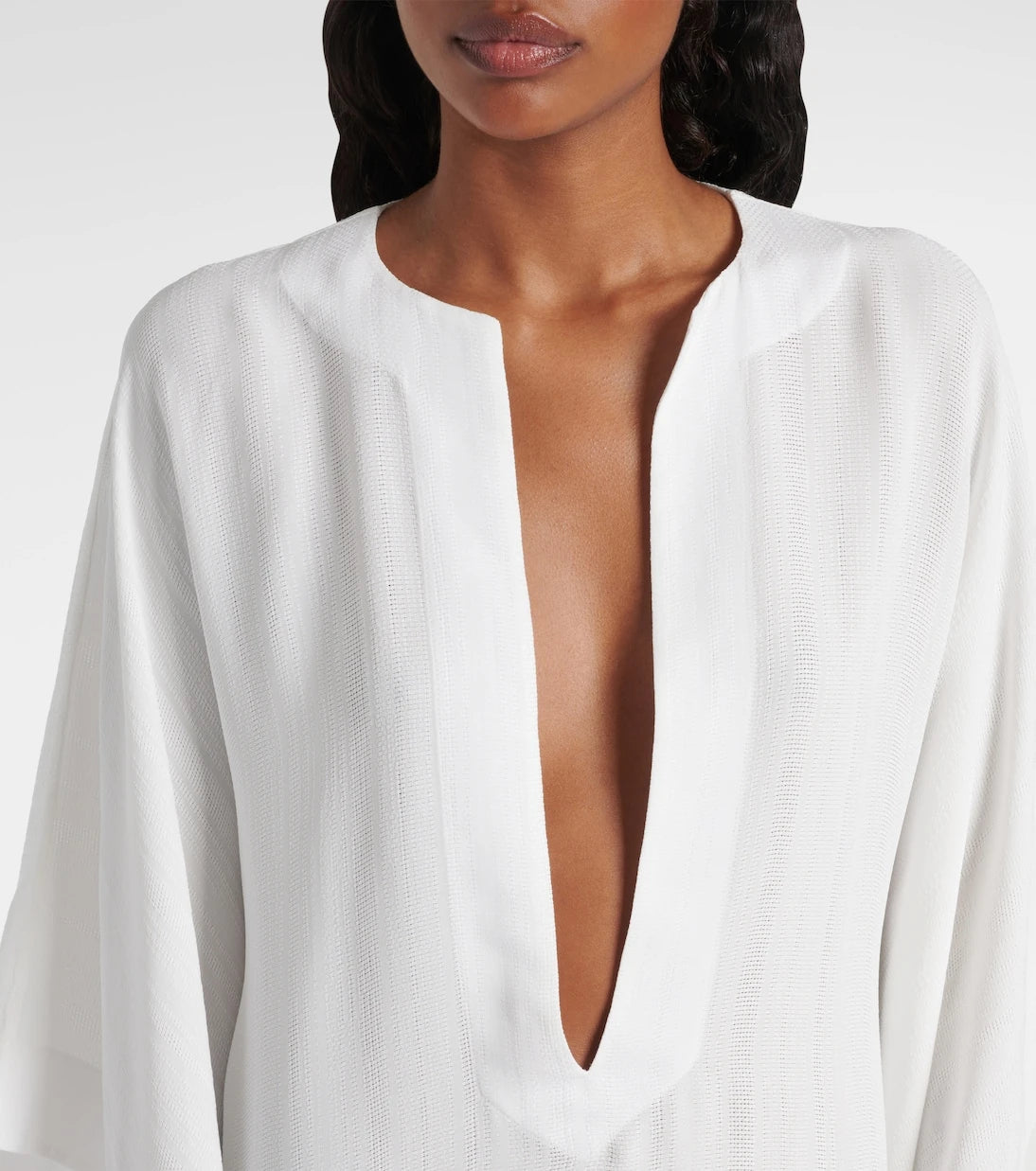 Alaïa - Oversized crêpe kaftan