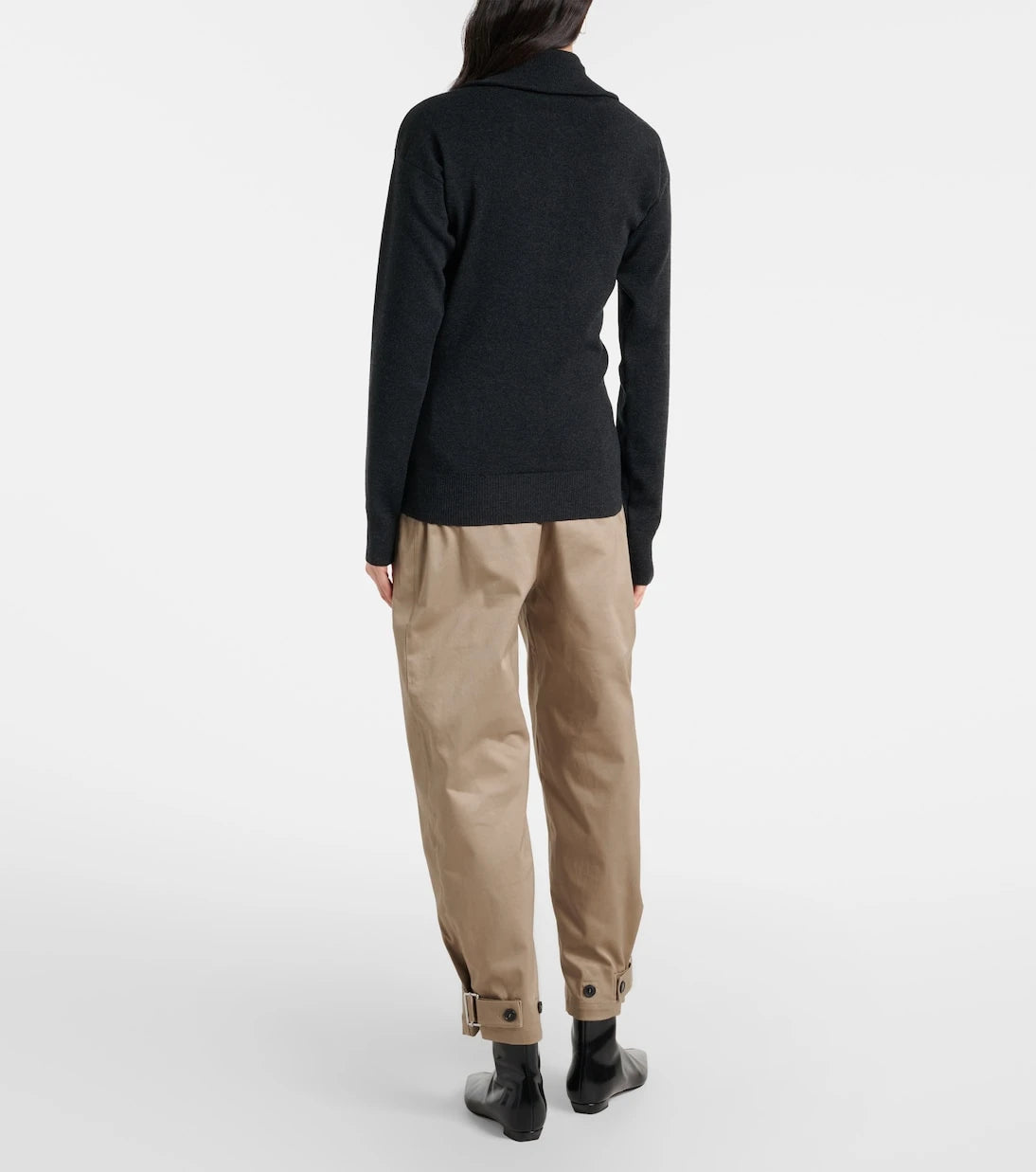 Proenza Schouler - Serene cotton barrel-leg pants