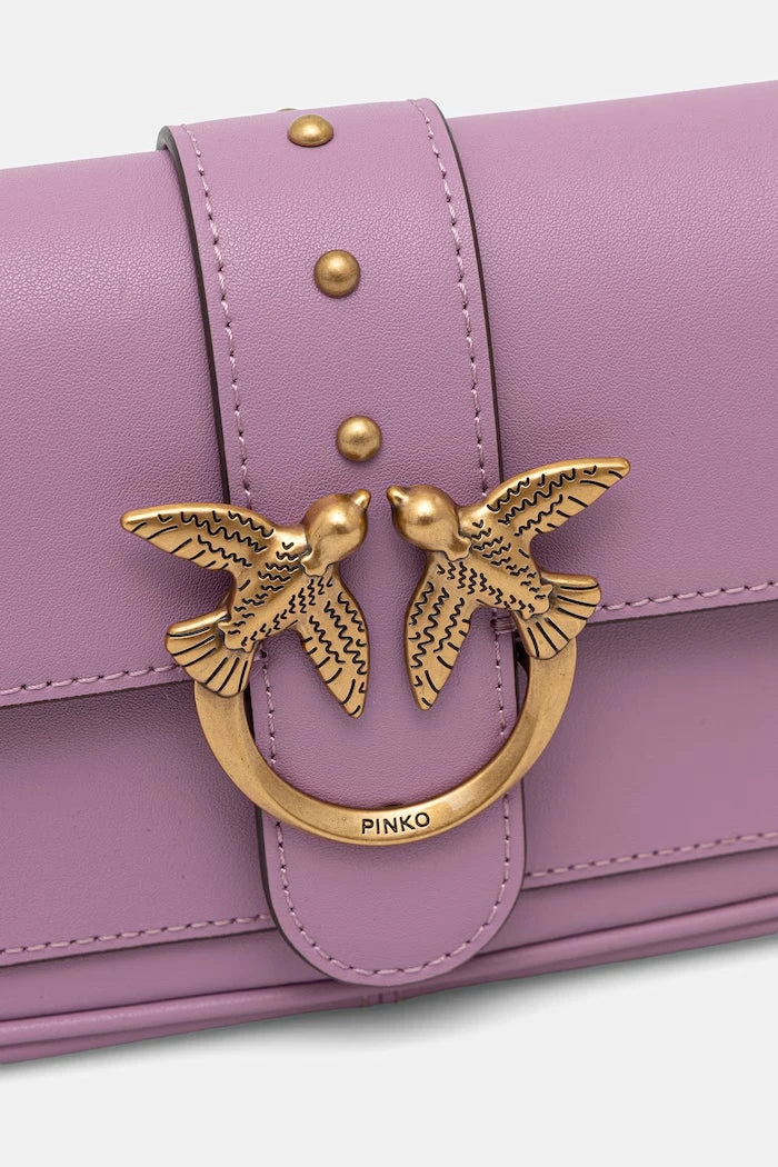 Pinko kadın deri crossbody çanta