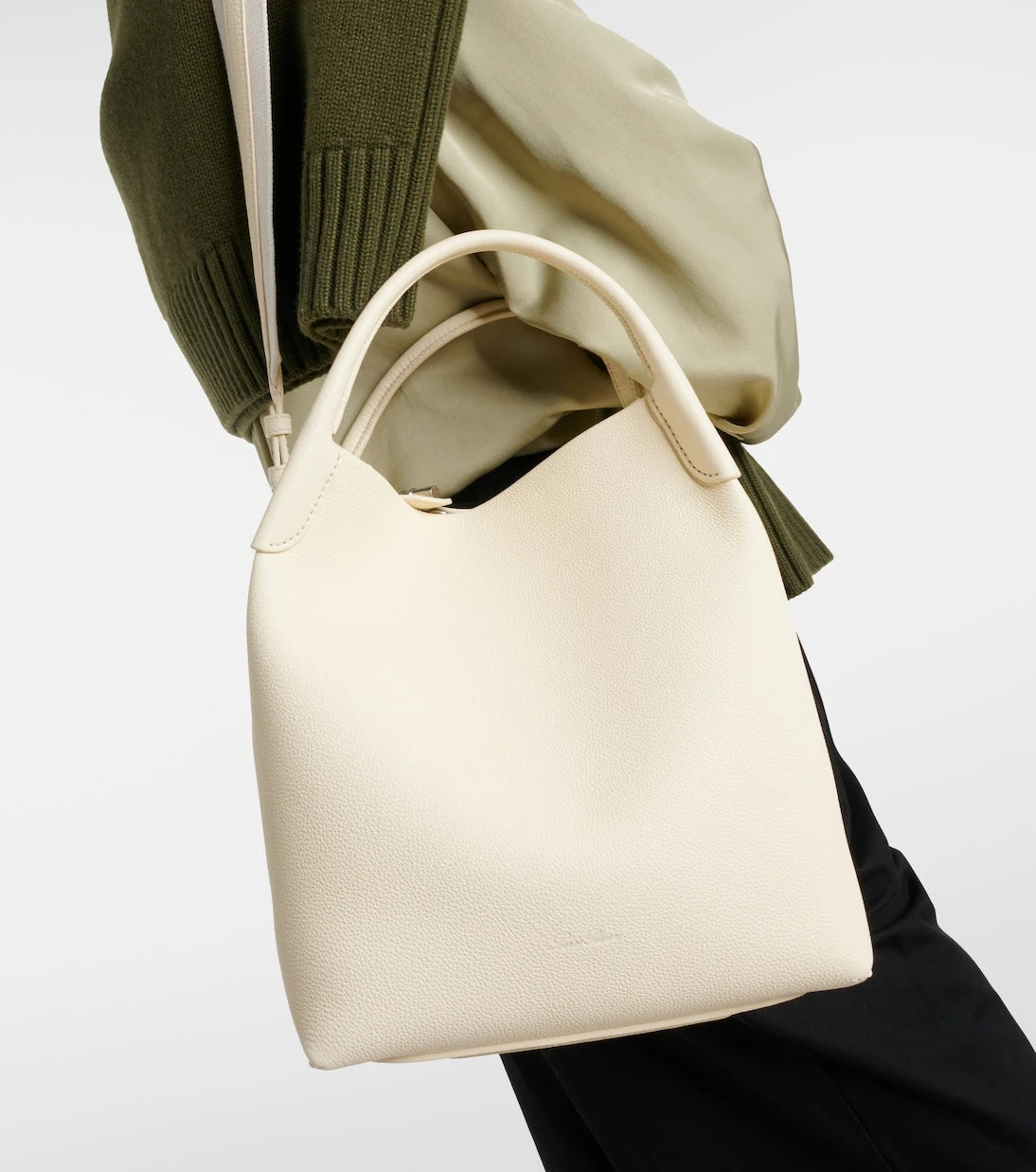 Loro Piana - Bale Large leather tote bag