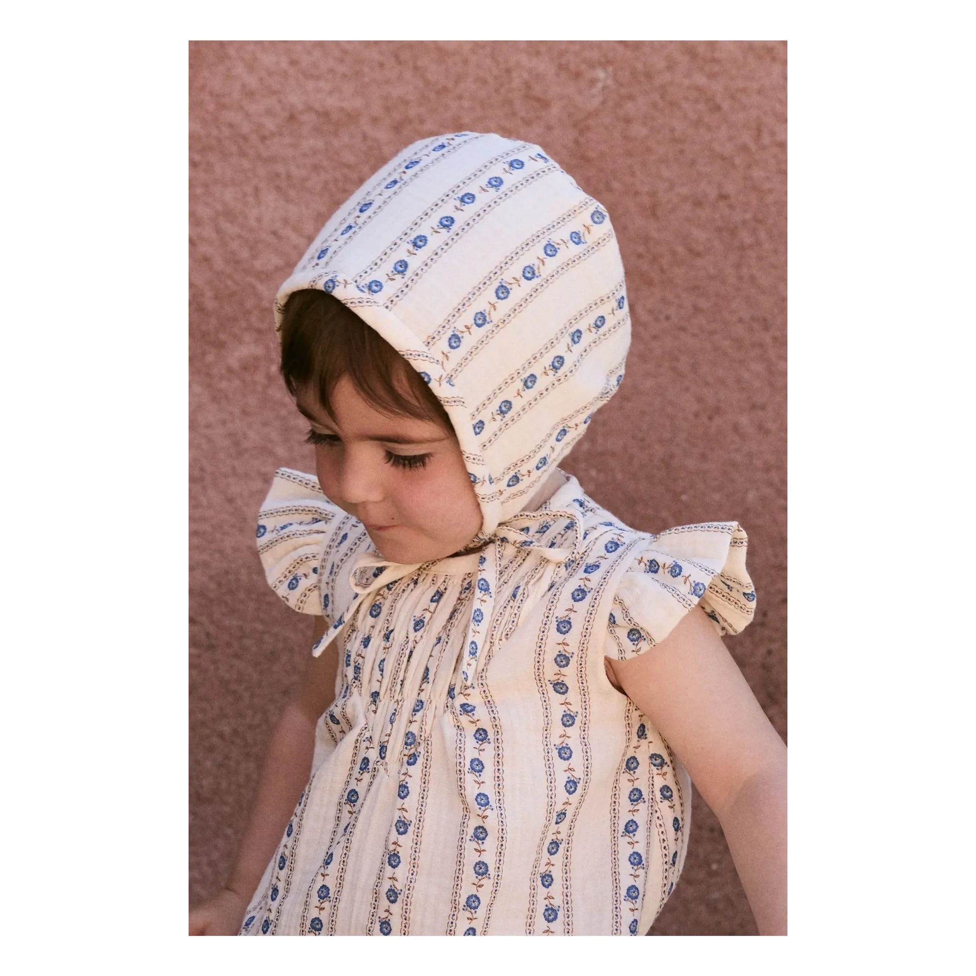 birinit - Béguin Sariñena Organic Cotton Flowers | Ivory