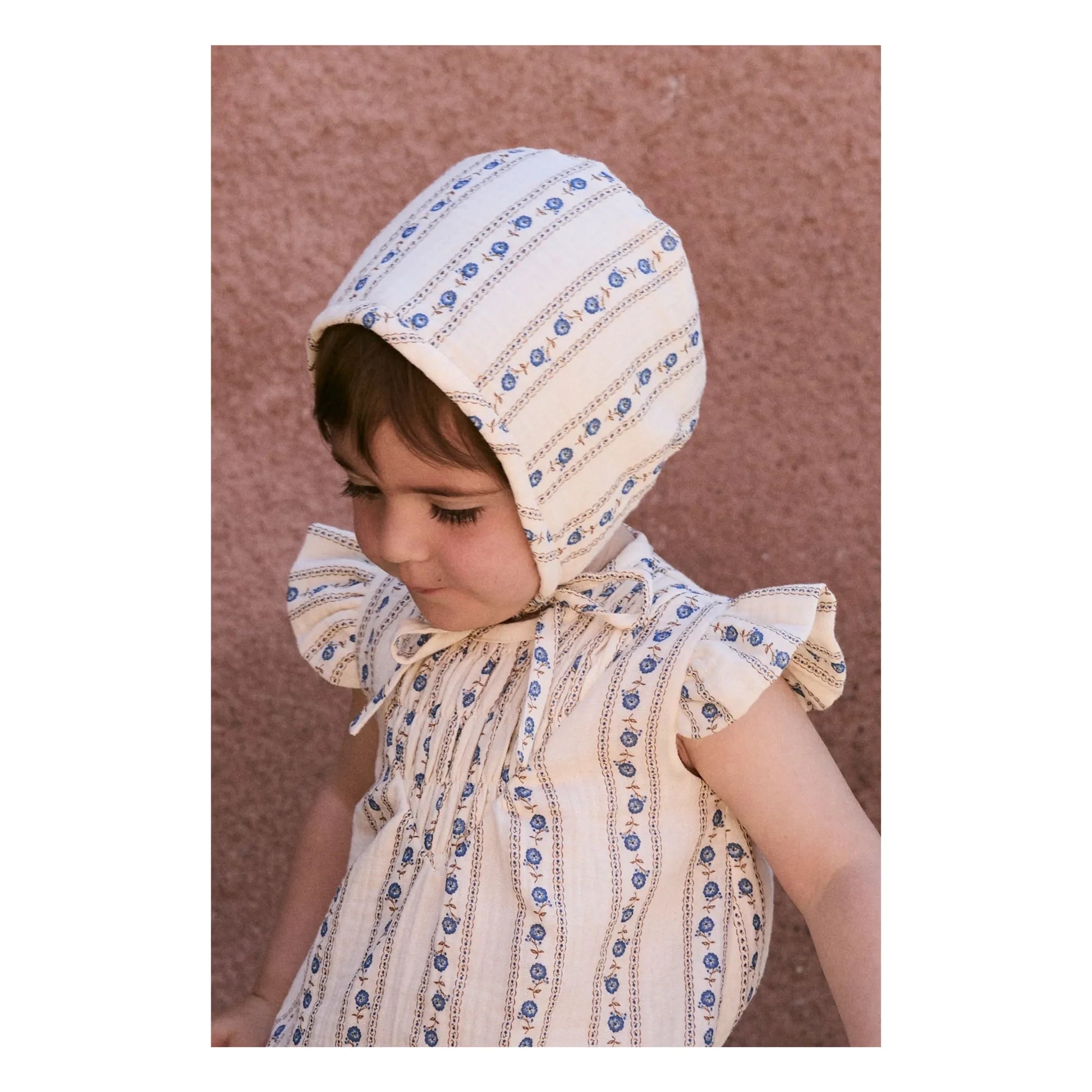 birinit - Béguin Sariñena Organic Cotton Flowers | Ivory