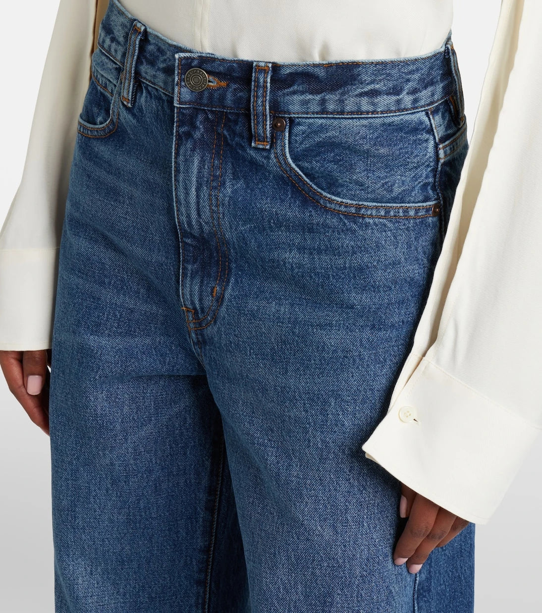 Frame - The Bow barrel-leg jeans