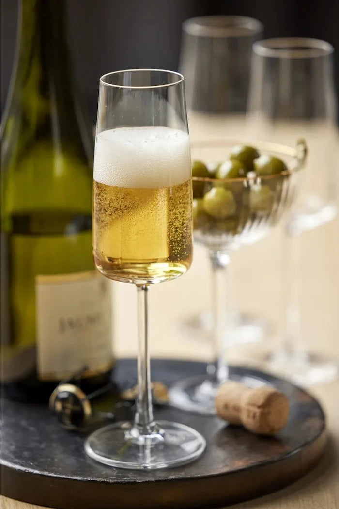 Lyngby Glas kristal cam şampanya kadehi seti 300 ml