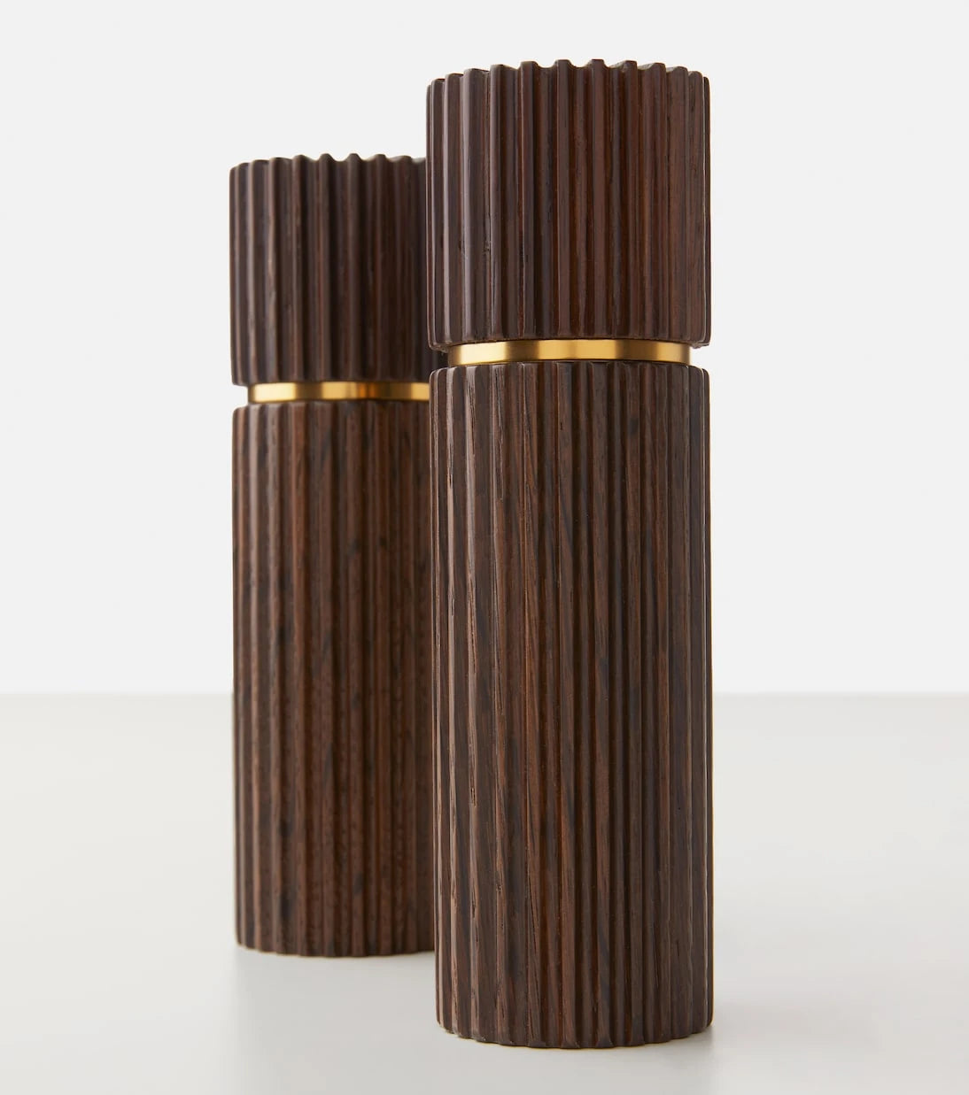 L'Objet - Ionic oak salt and pepper grinders