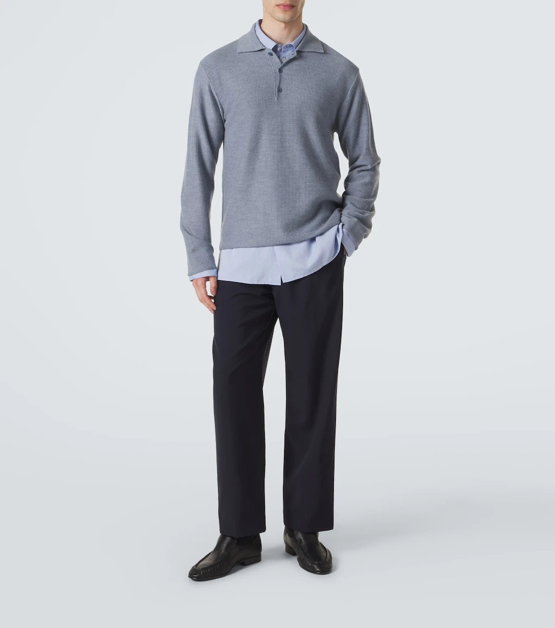 The Row - Paxon silk poplin jacquard shirt