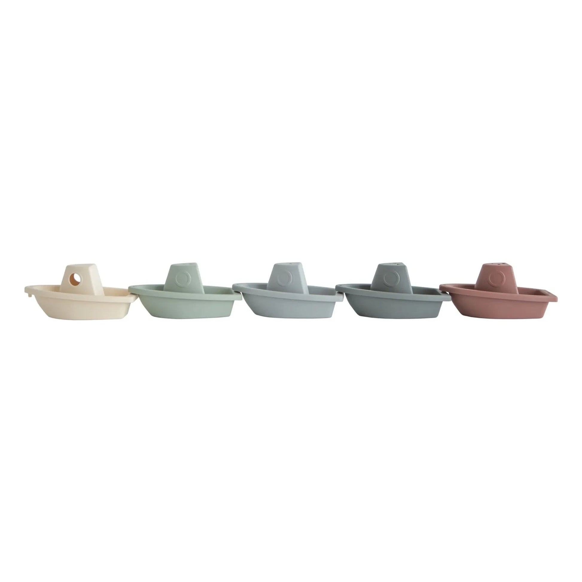 Mushie - Bateaux bath toys - Set of 5