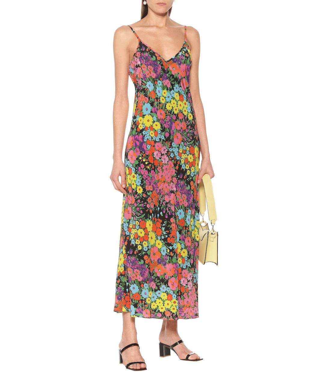 Les Rêveries - Floral silk maxi dress
