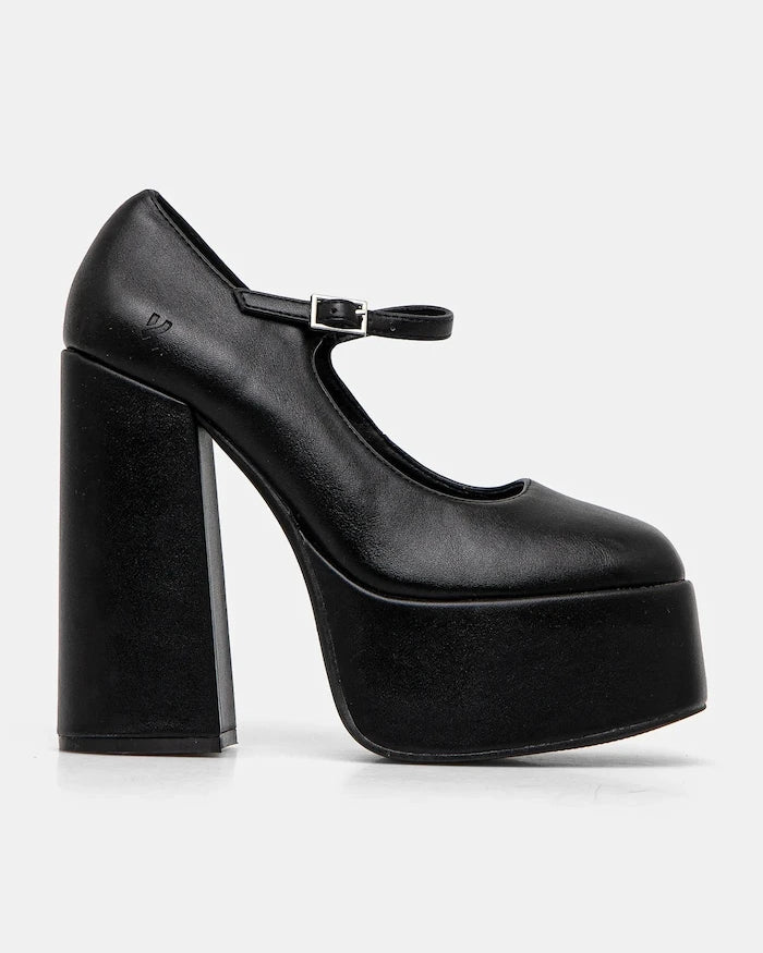 Обувки с дебел ток Koi Footwear