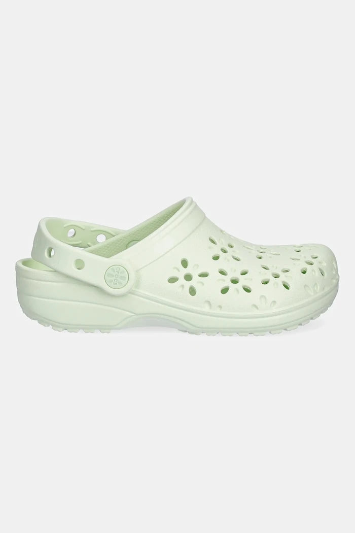 Crocs CLASSIC FLORAL CUT OUT CLOG KIDS