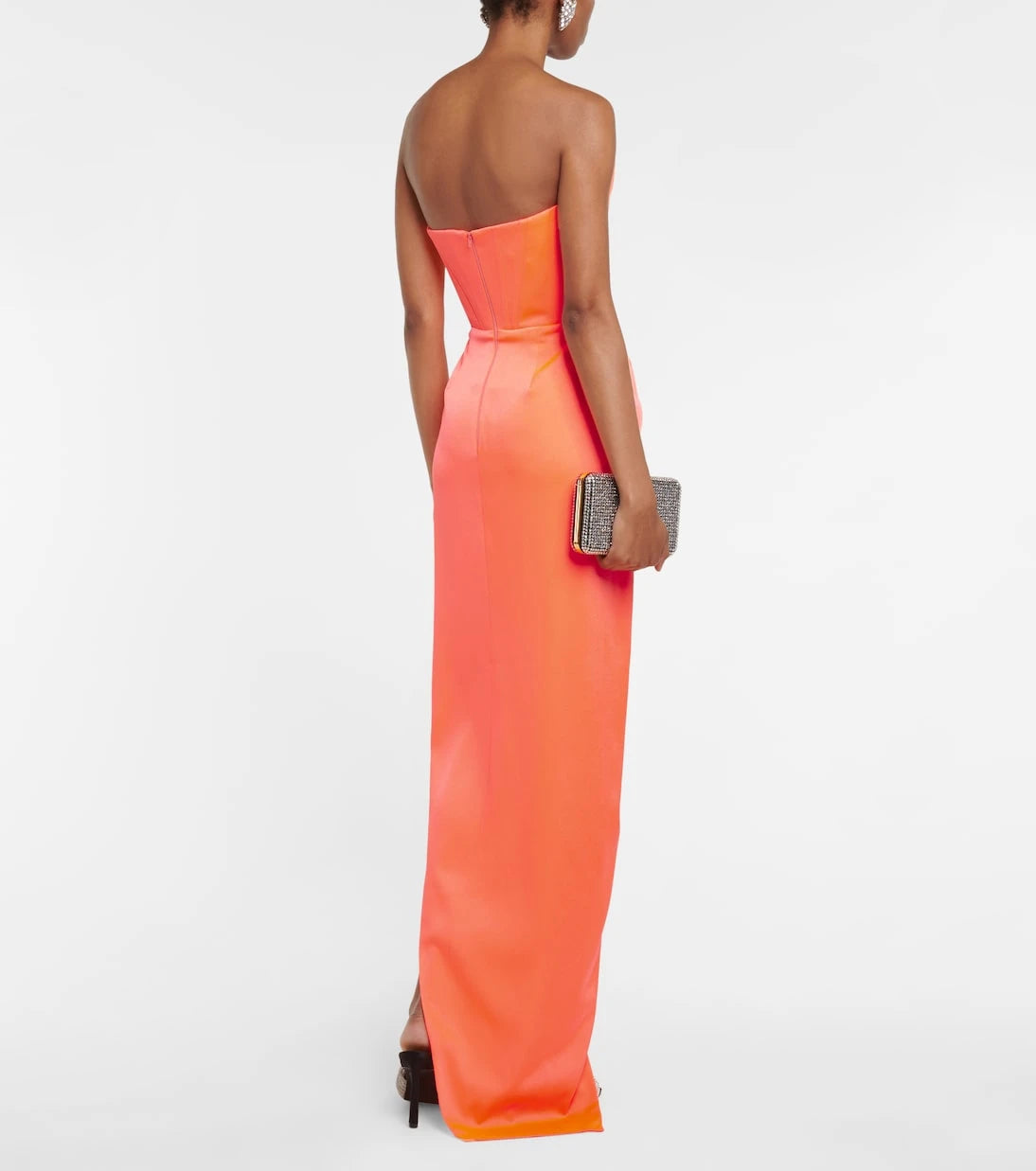 Alex Perry - Harland satin crêpe gown