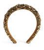 Jennifer Behr Gold Crystal-Embellished Czarina Headband