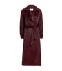 Red Alpaca-Virgin Wool Coat