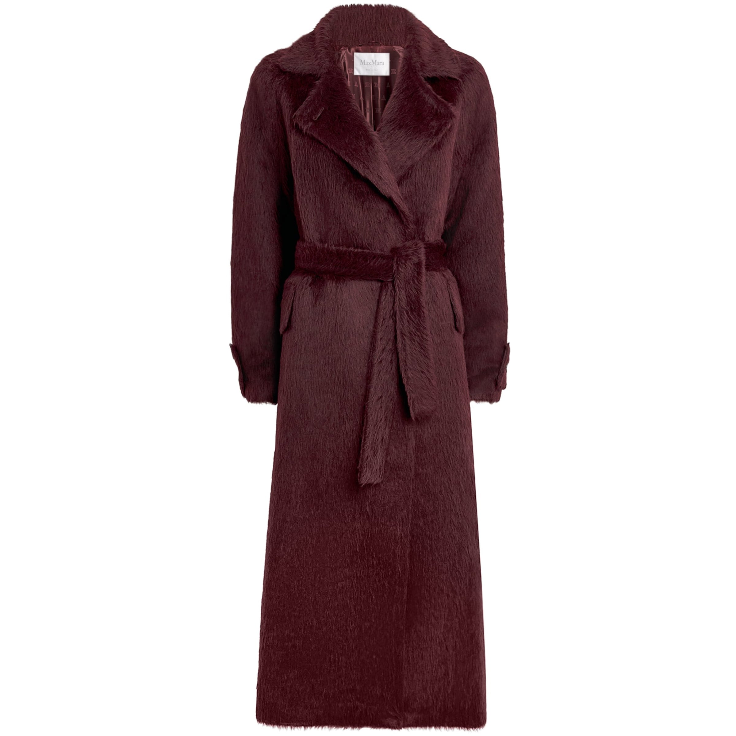 Red Alpaca-Virgin Wool Coat