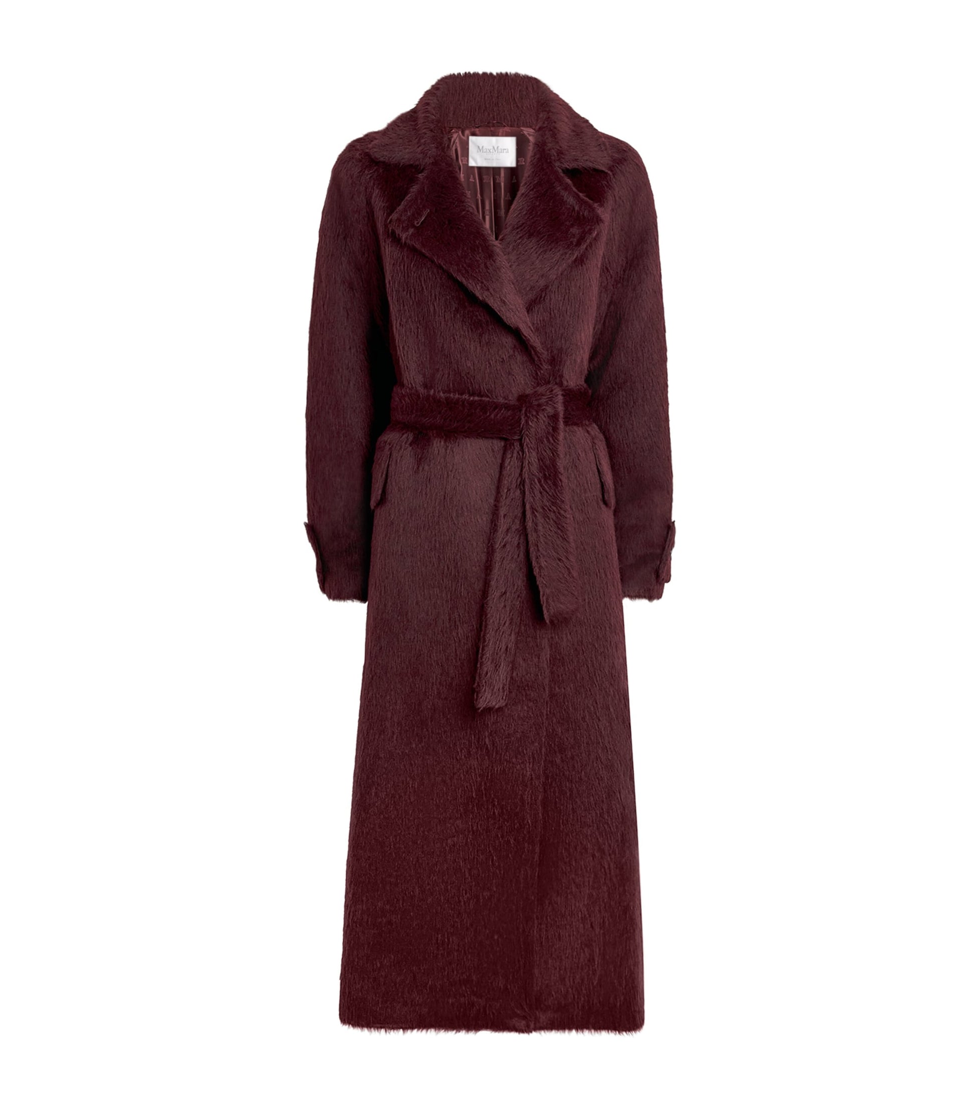 Red Alpaca-Virgin Wool Coat