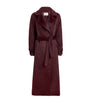 Red Alpaca-Virgin Wool Coat