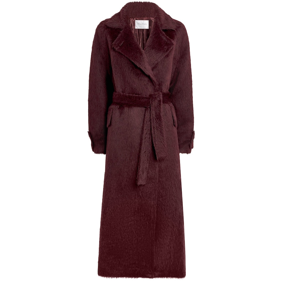Red Alpaca-Virgin Wool Coat