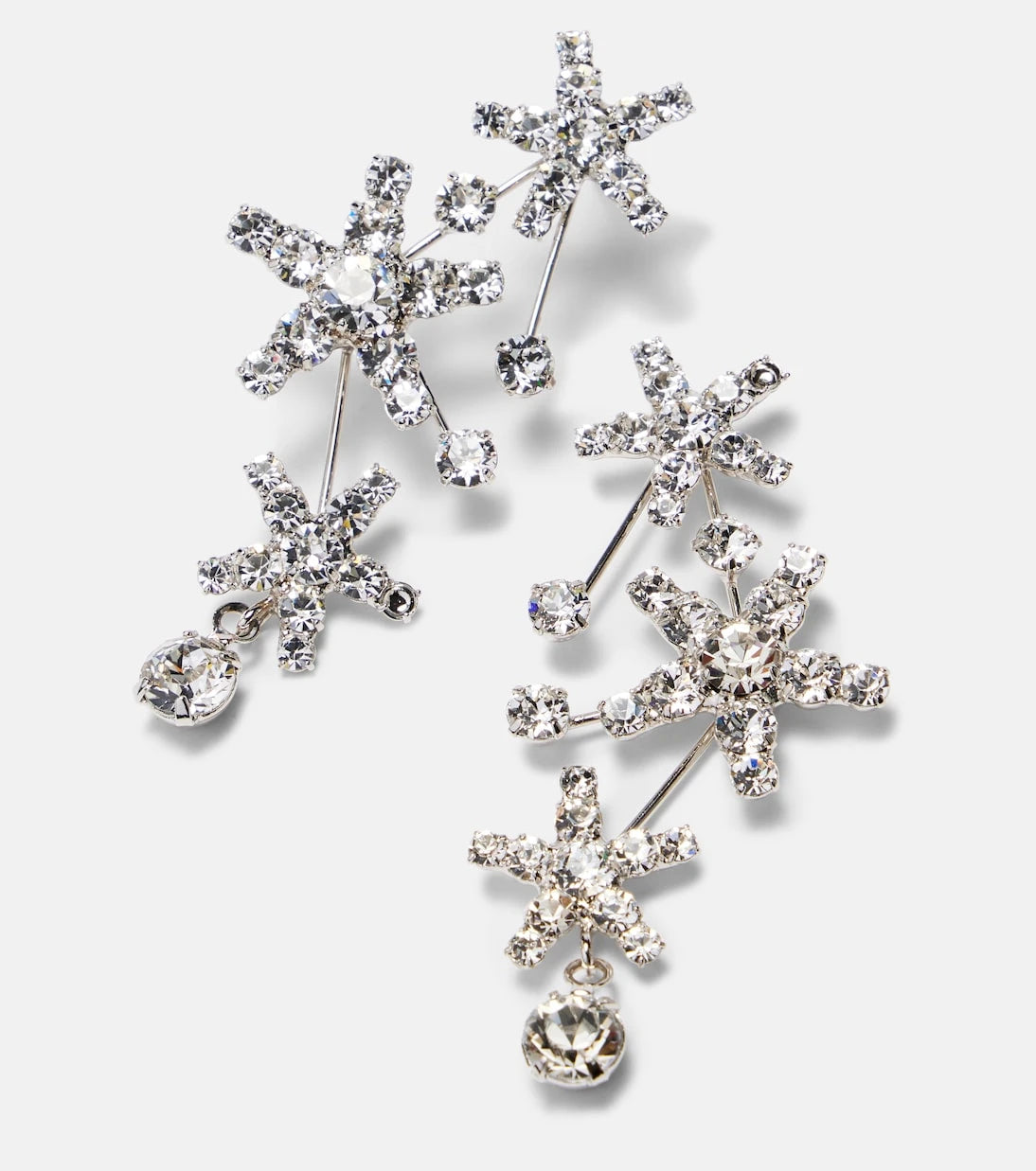 Jennifer Behr - Azar crystal-embellished drop earrings