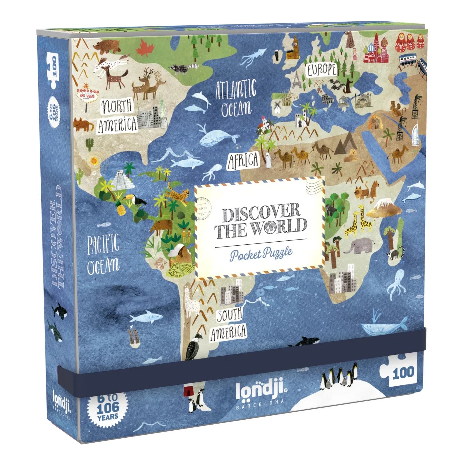 Londji - Discover the World pocket puzzle