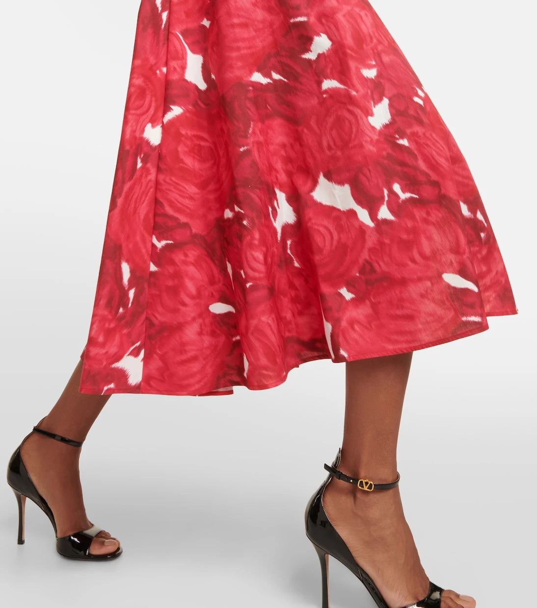 Valentino - Floral cotton shirt dress