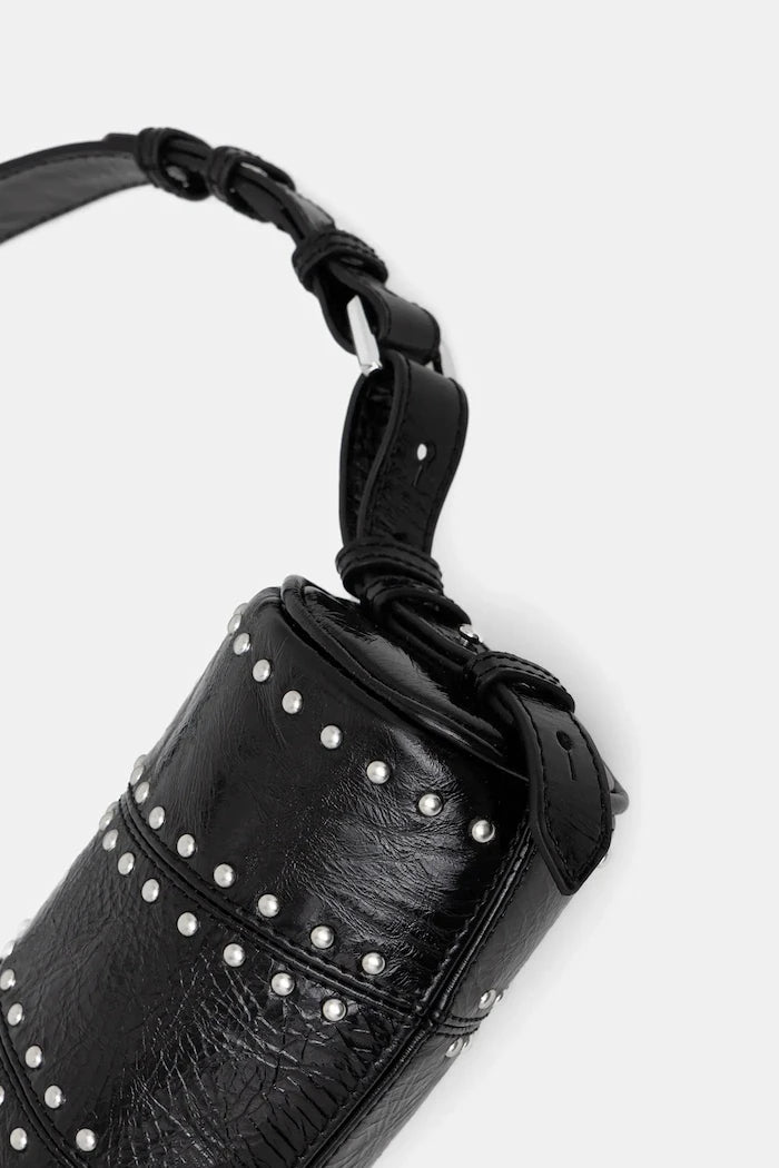 Кожена чанта ZADIG&VOLTAIRE LE ROUDOUDOU STUDS