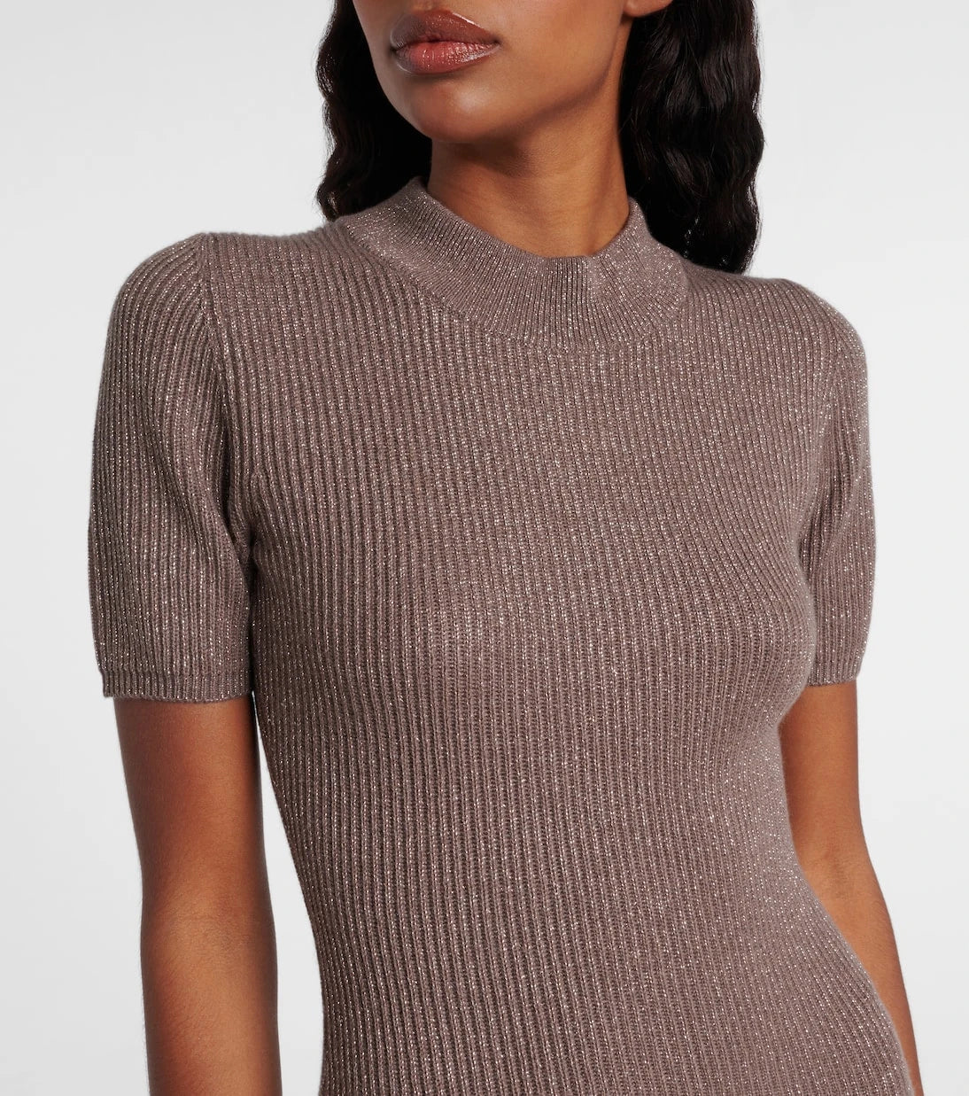 Brunello Cucinelli - Ribbed-knit cashmere-blend maxi dress