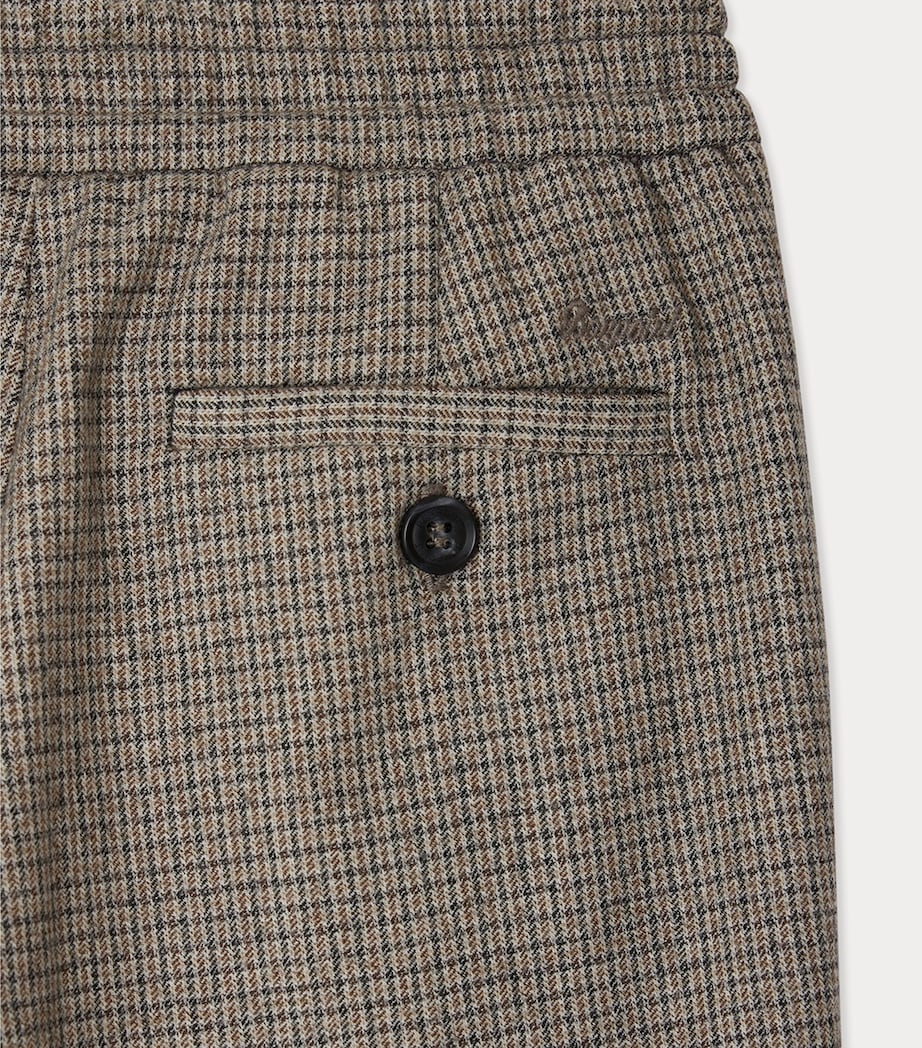 Wool-Blend Check Jones Trousers (4-8 Years)