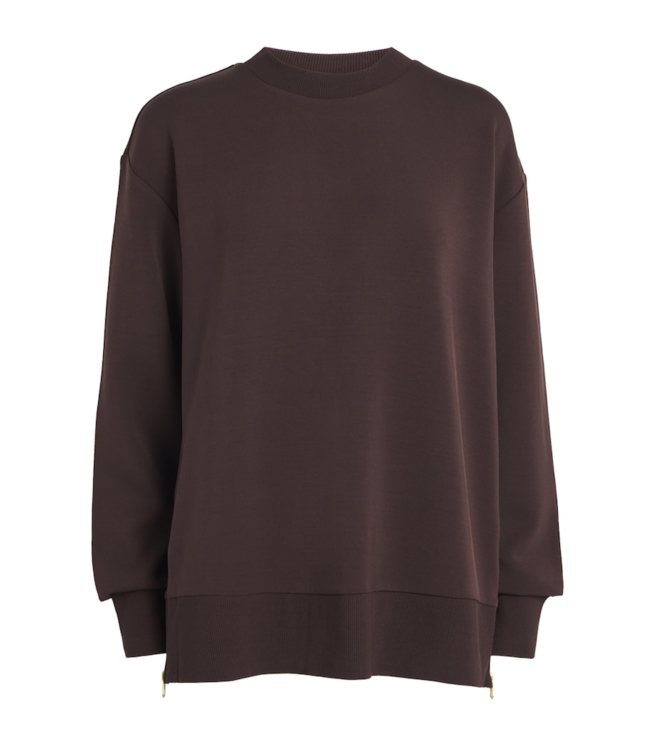 Varley Brown DoubleSoft Gabriella Sweatshirt
