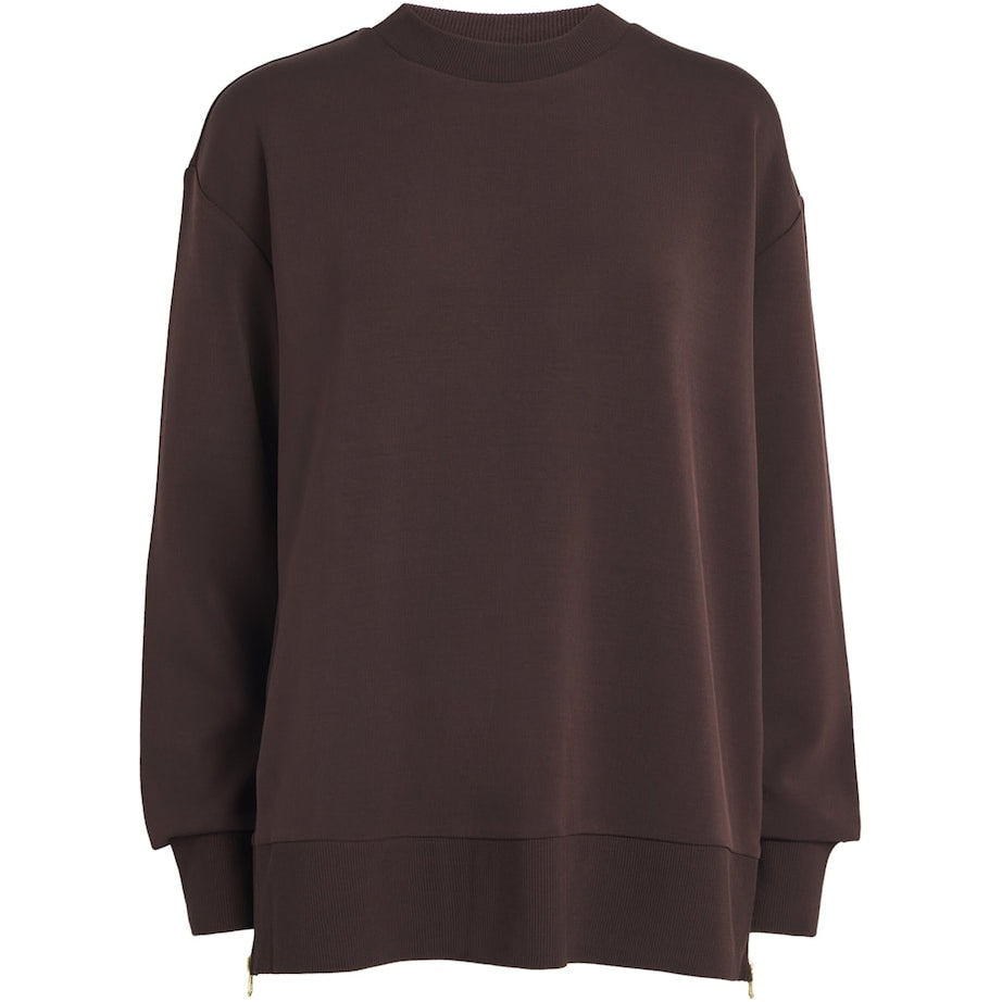 Varley Brown DoubleSoft Gabriella Sweatshirt