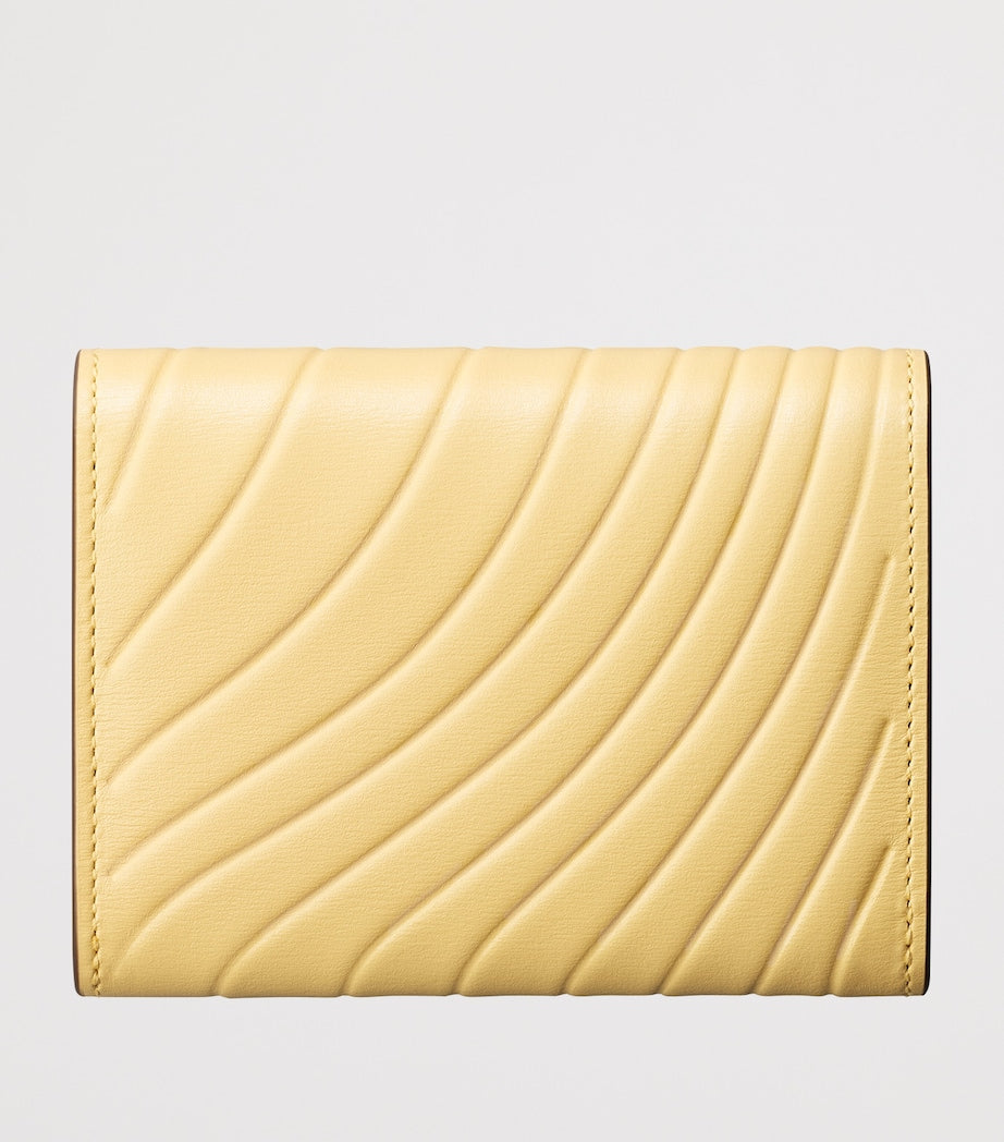 Yellow Mini Quilted Panthère de Cartier Wallet