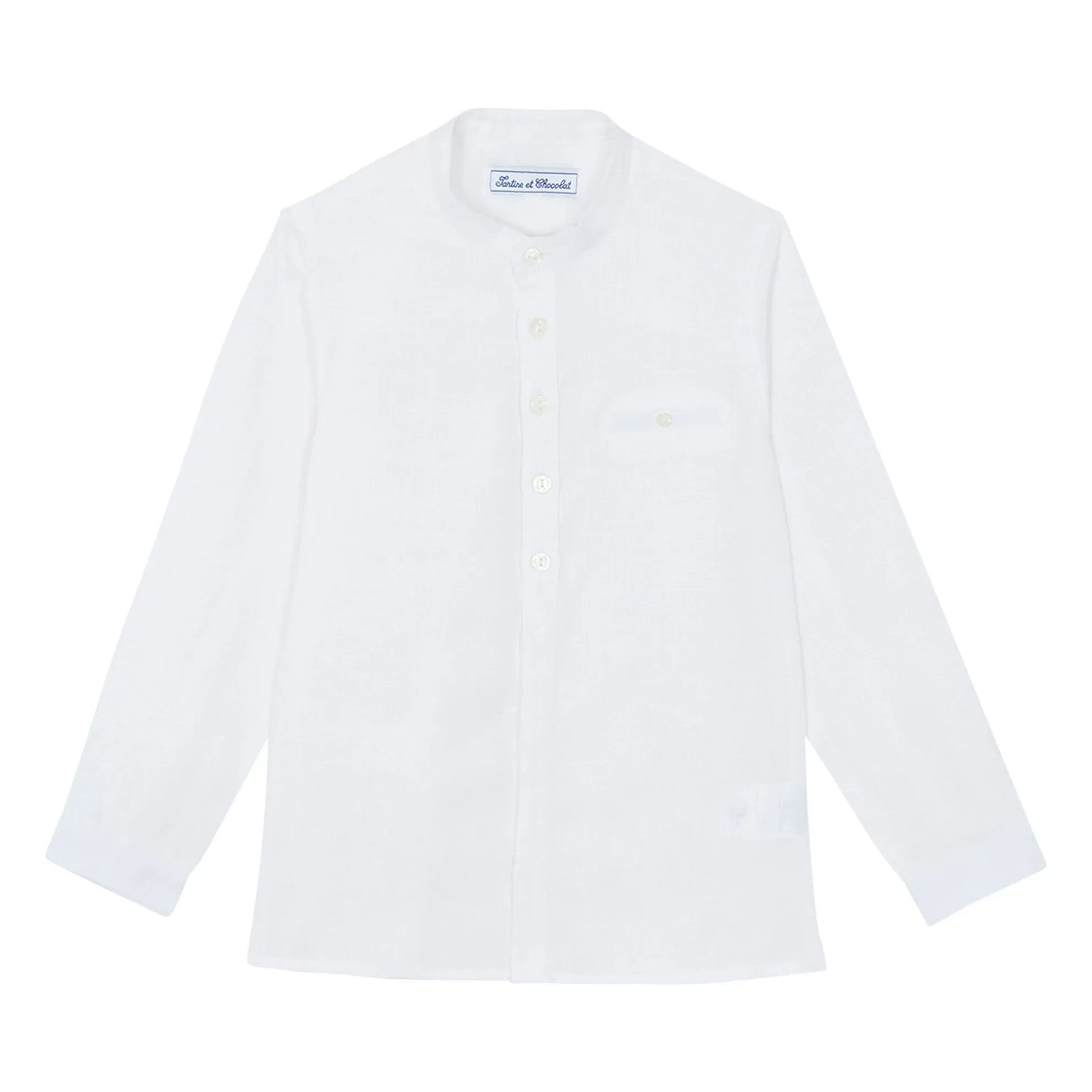 Tartine et Chocolat - Linen shirt | White