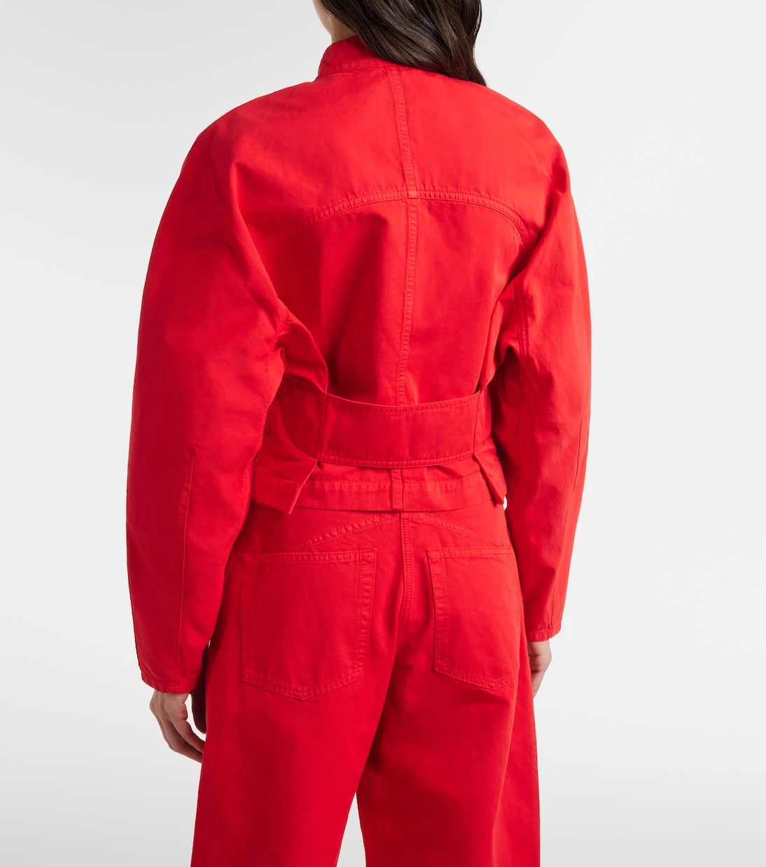 Alaïa - Round denim jacket