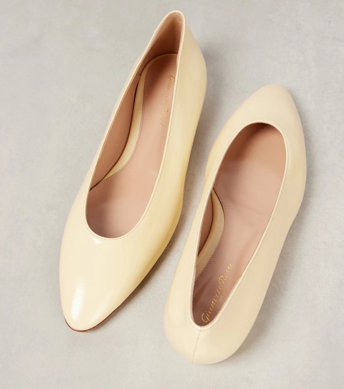 Gianvito Rossi - Amelia 15 leather ballet flats