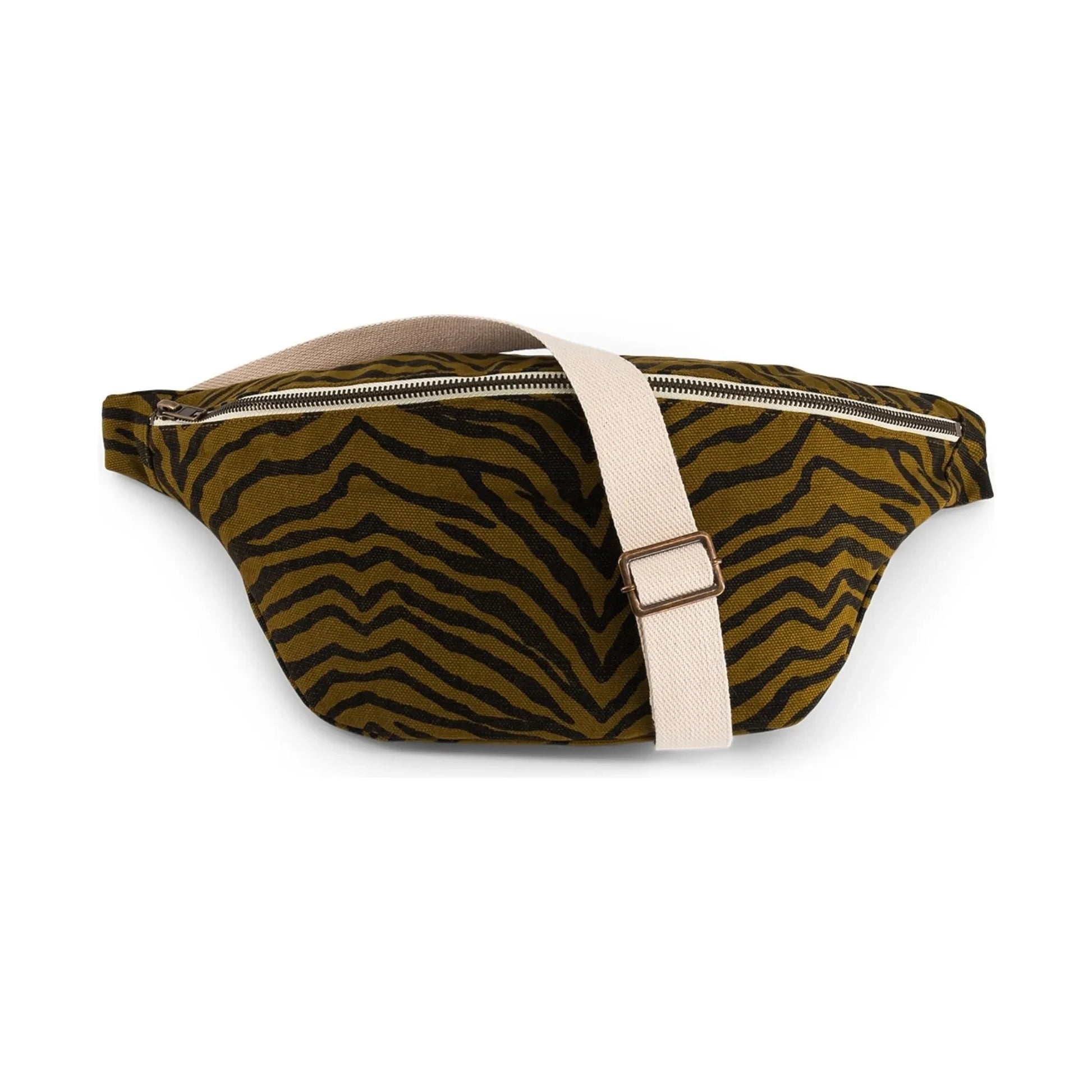 Rose in April - Zebrou fanny pack | Brown