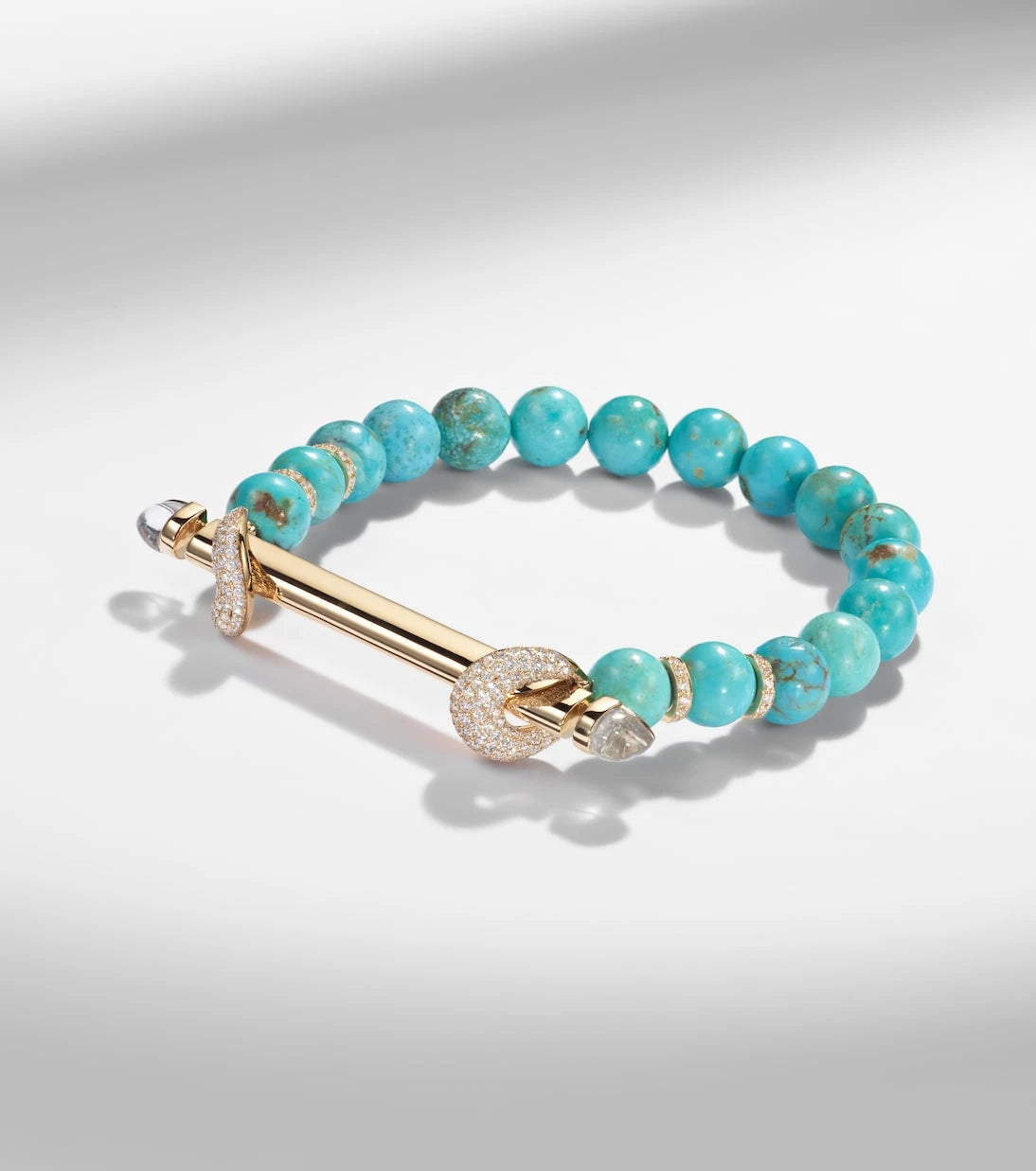 Ananya - Chakra 18kt gold bracelet with gemstones