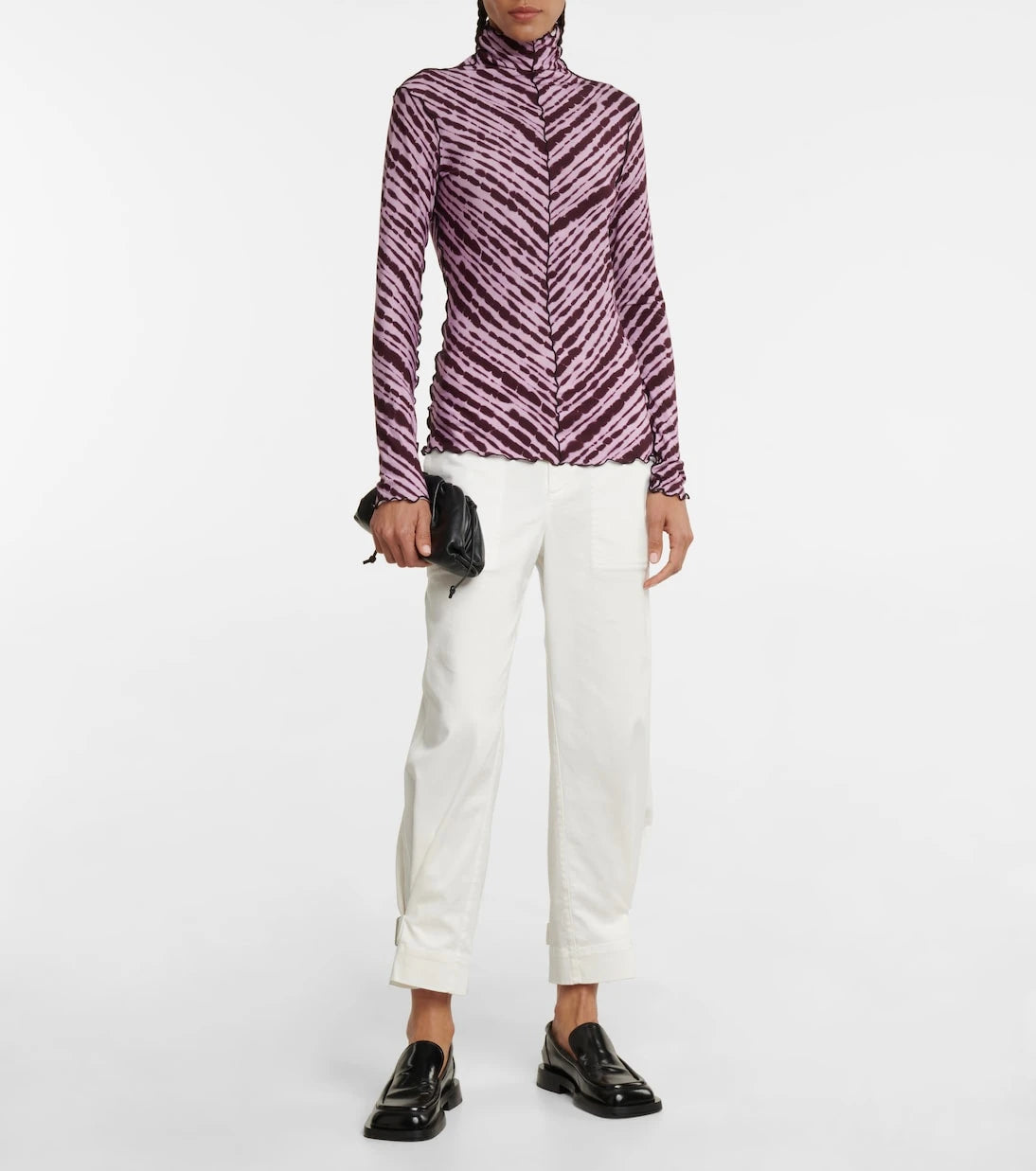 Proenza Schouler - بلوزة جيرسي مطبوعة White Label