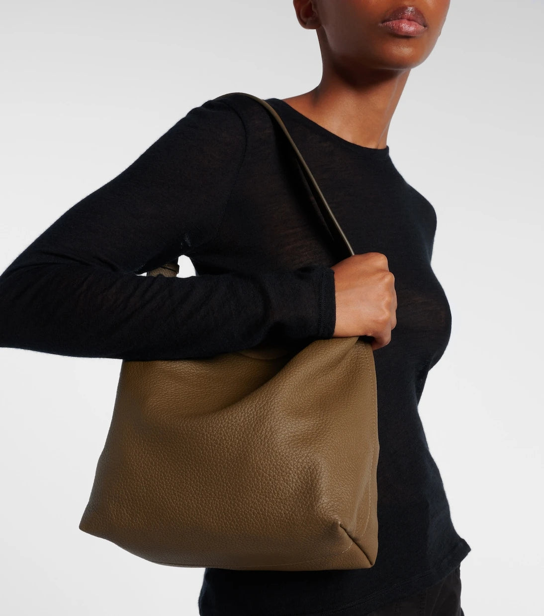 The Row - Isa leather shoulder bag