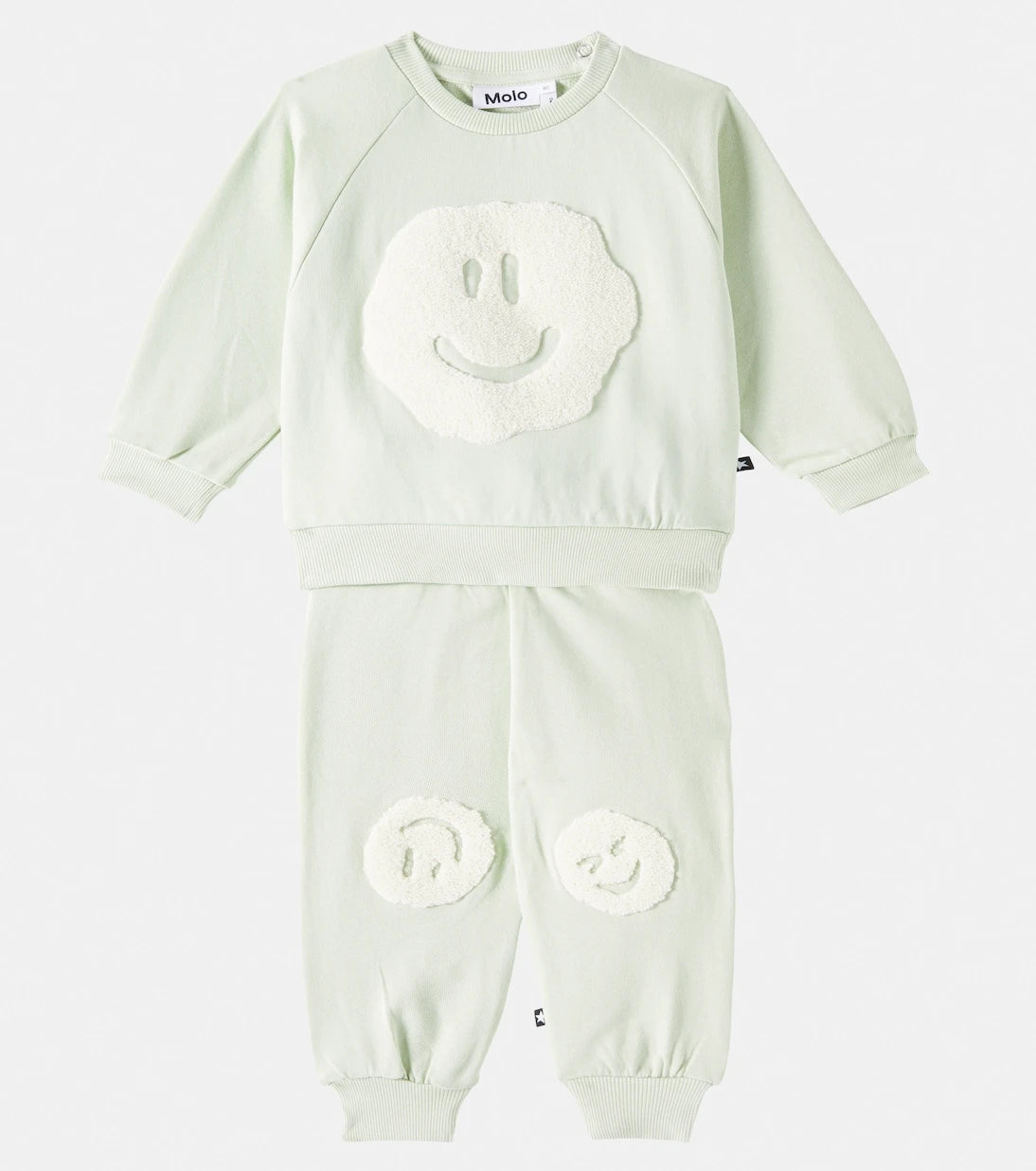 Molo - Baby cotton sweatshirt and sweatpants set